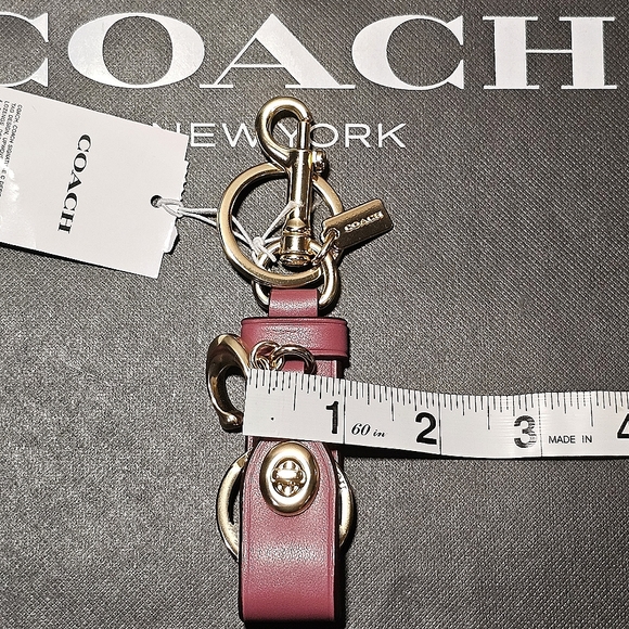 COACH TRIGGER SNAP BAG CHARM (NWT) - Picture 9 of 9